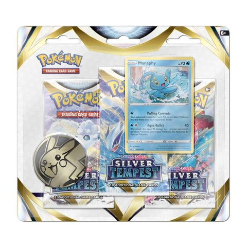 Pokemon Sword & Shield Silver Tempest 3 Pack Blister