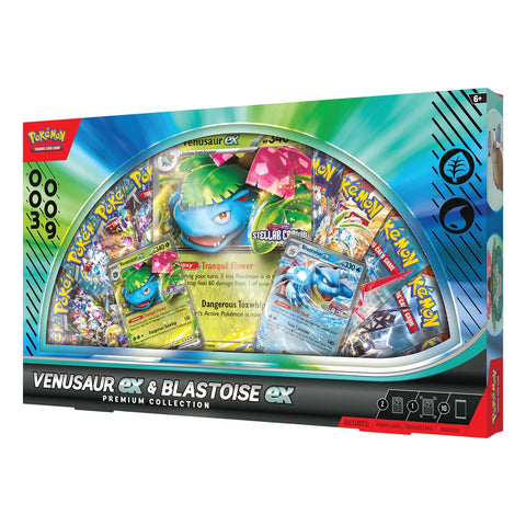 Pokémon TCG: Venusaur ex & Blastoise ex Premium Collection