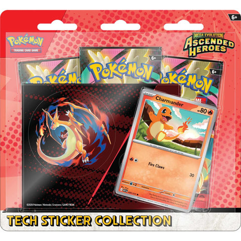 Pokémon Mega Evolutions Ascended Heroes Stickers Collection - Charmander