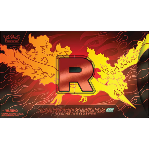 Pokémon TCG: Team Rocket’s Moltres ex Ultra‑Premium Collection (Retail Exclusive)