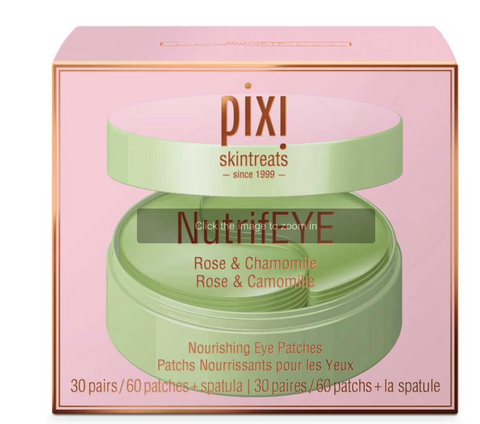 Pixi NutrifEYE Eye Patches – Rose & Aloe Vera Hydrogel (30 Pairs)
