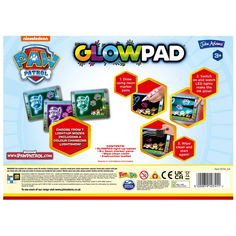 Nickelodeon PAW Patrol Glow Pad - Interactive Toy for Kids