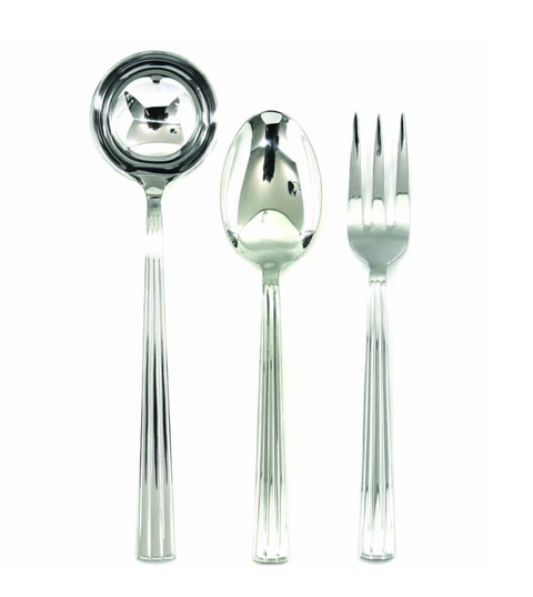 Mepra Sole 3-piece serving set stainless steel