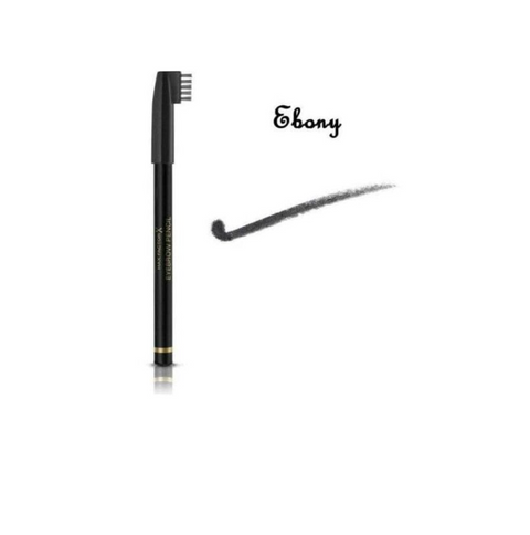 Max Factor Eyebrow Pencil With Brush Comb Applicator - 001 Ebony