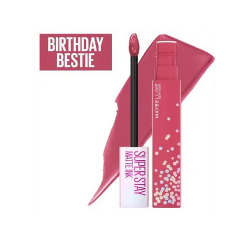 Maybelline Super Stay Matte Ink Bday Edition Lipstick 395 Birthday Besite