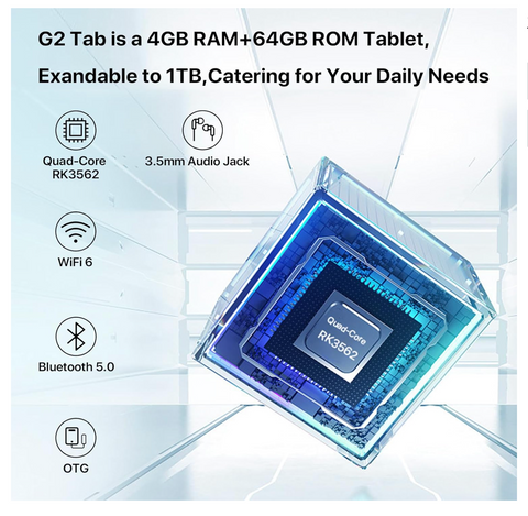 UMIDIGI 10.1 Inch TabletAndroid 13 Tablets, G2 Tab Tablet - Space Gray | Damaged Packaging