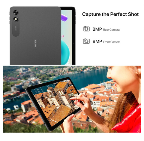 UMIDIGI 10.1 Inch TabletAndroid 13 Tablets, G2 Tab Tablet - Space Gray | Damaged Packaging