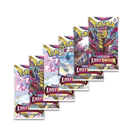 Pokémon TCG: Sword & Shield – Lost Origin Booster Bundle (6 Booster Packs)
