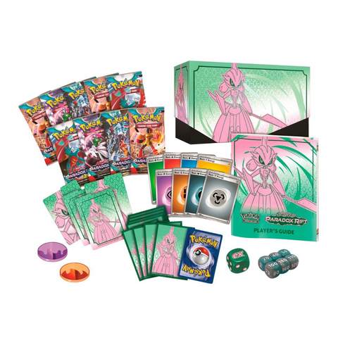 Pokemon Scarlet and Violet Paradox Rift Elite Trainer Box Iron Valiant