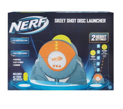 NERF Elite Skeet Shot Disc Launcher| Damaged Packaging