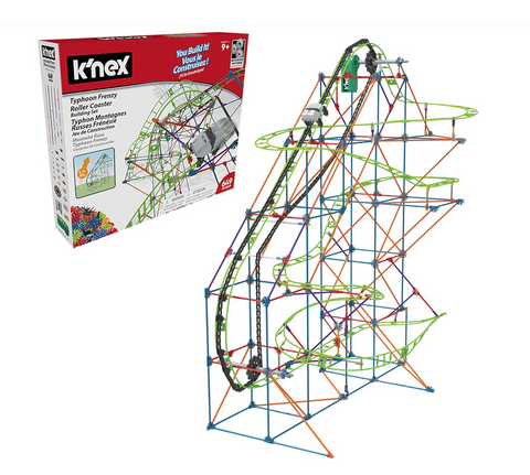 K'NEX | Typhoon Frenzy Roller Coaster Building Set 51438
