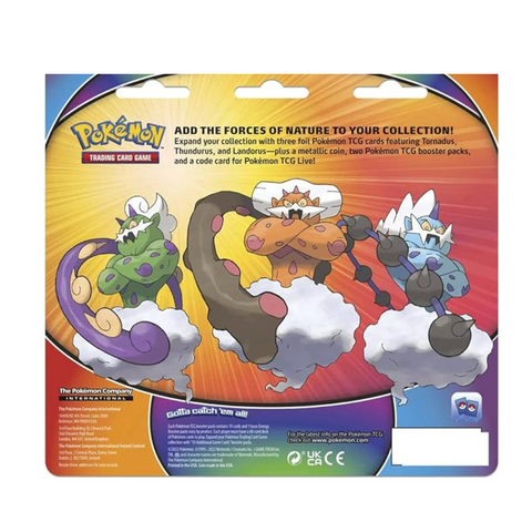 Pokemon TCG Enhanced Blister Pack – 3 Foil Cards (Tornadus, Thundurus, Landorus), 2 Booster Packs & Coin