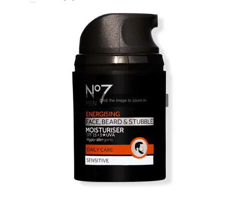 No7 Men Energising Face Beard &amp; Stubble Moisturiser
