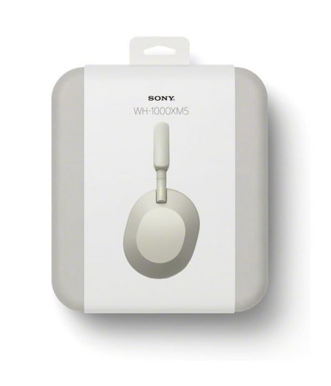 Sony WH1000XM5 Over-Ear True Wireless Headphones - Silver | Damaged Packaging