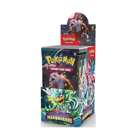 Pokemon Scarlet & Violet—Twilight Masquerade Booster Display Box (18 Boosters)