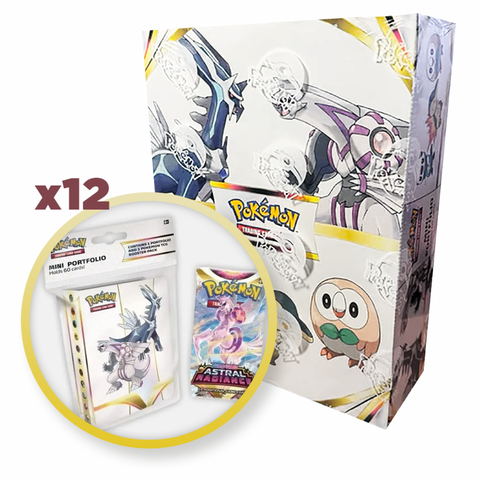 Pokemon Sword & Shield - Astral Radiance Mini Portfolio & 1 Booster Pack Full Sealed Case