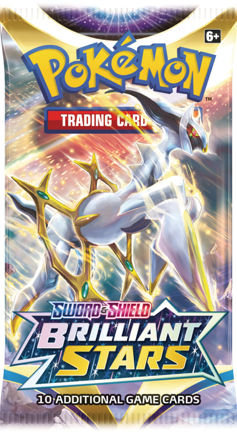 Pokemon Sword & Shield Brilliant Stars Booster Pack