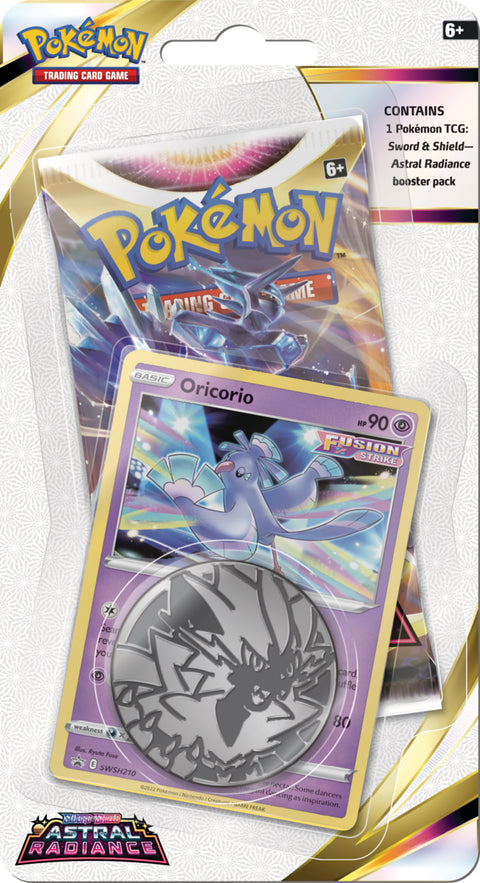 Pokemon Sword & Shield Astral Radiance 1 Pack Checklane Blister