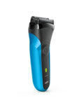 Braun Series 3 Electric Shaver Wet & Dry Razor For Men Black/Blue 310