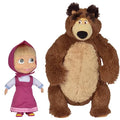 Simba Toys Poupée Masha 23 cm + Peluche Michka 43 cm – Masha et Michka Set