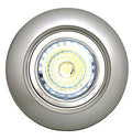 Diall Integrated LED Fixed Fire Rated Brushed Nickel Downlight 5.2W ip65 Cool White | Clearance