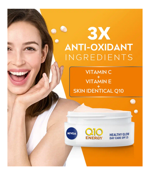 Nivea Q10 Energy Healthy Glow Day Cream 50ml