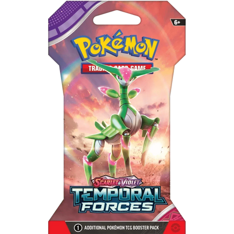 Pokemon TCG - Scarlet & Violet - Temporal Forces - Sleeved Booster Pack