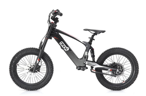 Revvi 18" Kids Electric Balance Bike – Black (Pre‑Order)
