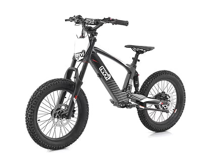 Revvi 18" Kids Electric Balance Bike – Black (Pre‑Order)