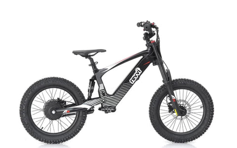 Revvi 18" Kids Electric Balance Bike – Black (Pre‑Order)