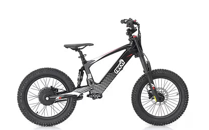 Revvi 18" Kids Electric Balance Bike – Black (Pre‑Order)
