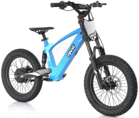 Revvi 18" Kids Electric Balance Bike - Blue - Pre Order