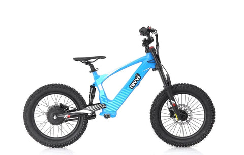 Revvi 18" Kids Electric Balance Bike - Blue - Pre Order