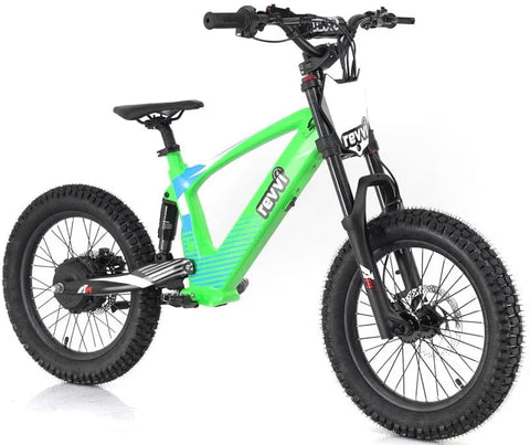 Revvi 18" Kids Electric Balance Bike – Green (Pre-Order)