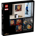LEGO Art Marvel Studios Iron Man (Set 31199 – 3,167‑Piece Mosaic Portrait with 3 Build Options, Included Soundtrack & Wall Frame – Ages 18+