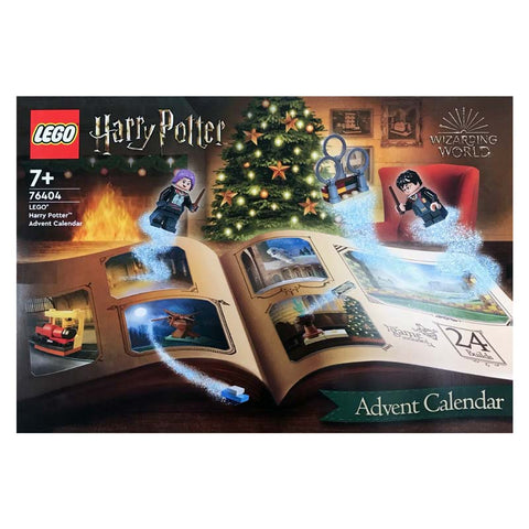 LEGO Harry Potter Advent Calendar 2022 (Set 76404) – 334‑Piece Magical Build‑a‑Day Box with 7 Minifigures, Board Game &amp; Wizarding World Surprises – Ages 7+ | Damaged Packaging!