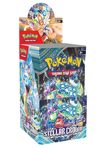 Pokemon Stellar Crown Half Booster Box (18 Packs)