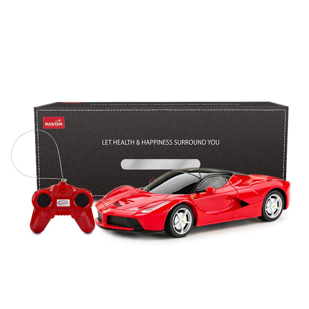 Remote Control Ferrari Rood RASTAR LaFerrari Remote Control Car – 1:24 Scale Red Ferrari RC Toy ...