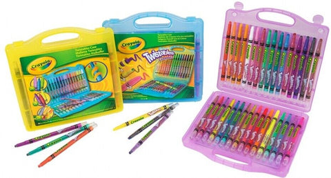 Crayola Twistable Case (32 Pack) – Assorted Colours | Portable Colouring Kit