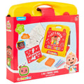 Cocomelon 2-in-1 Travel Easel &amp; Chalkboard – Portable Art Station for Kids