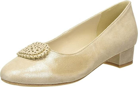 Hirschkogel Women's 3001716 Closed-Toe Pumps - Champagner