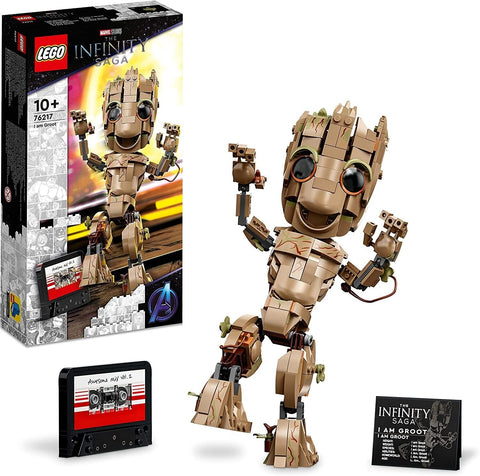 LEGO 76217 Marvel The Infinity Saga Marvel Guardians of the Galaxy 2 I am Groot Model | Damaged Packaging