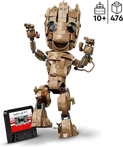 LEGO 76217 Marvel The Infinity Saga Marvel Guardians of the Galaxy 2 I am Groot Model | Damaged Packaging
