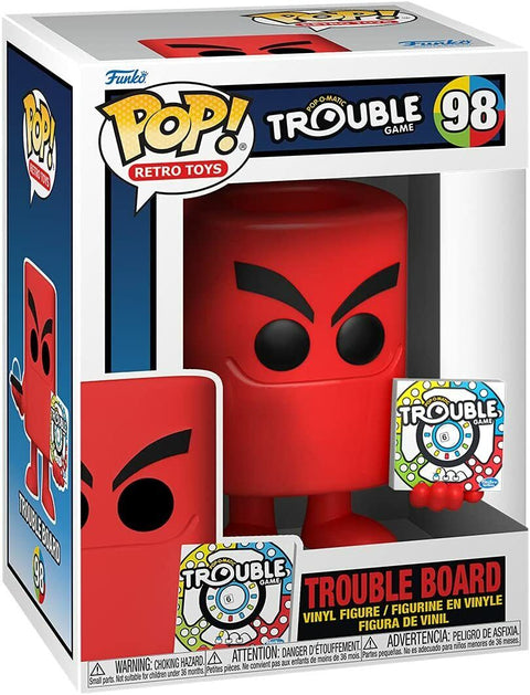 FUNKO POP! Retro Toys - Trouble Board #98 | Damaged Packaging