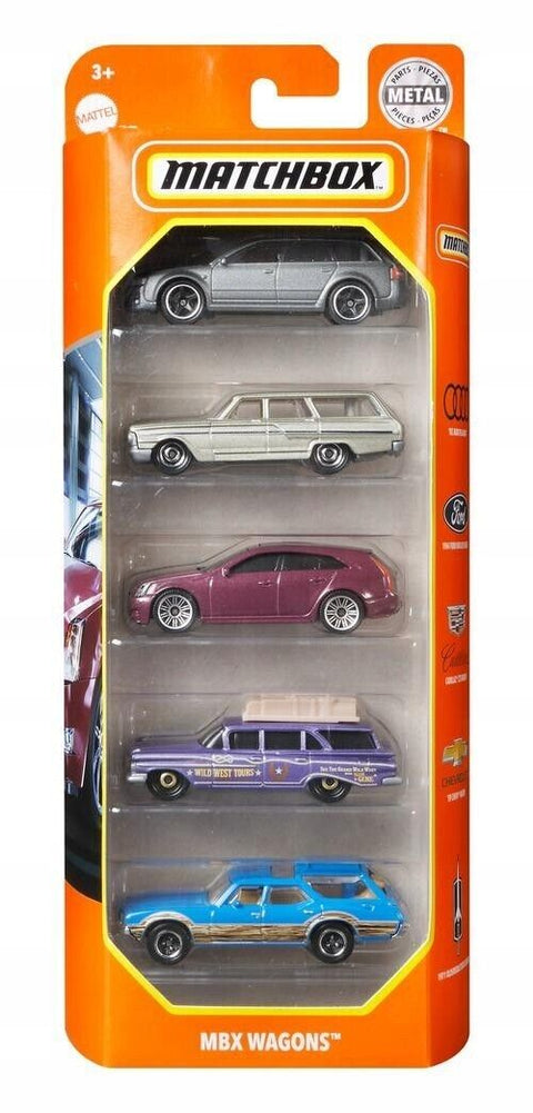 Matchbox MBX Wagons 5 Car Set