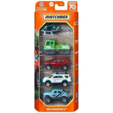 Matchbox MBX Mountain II - 5 Car Set