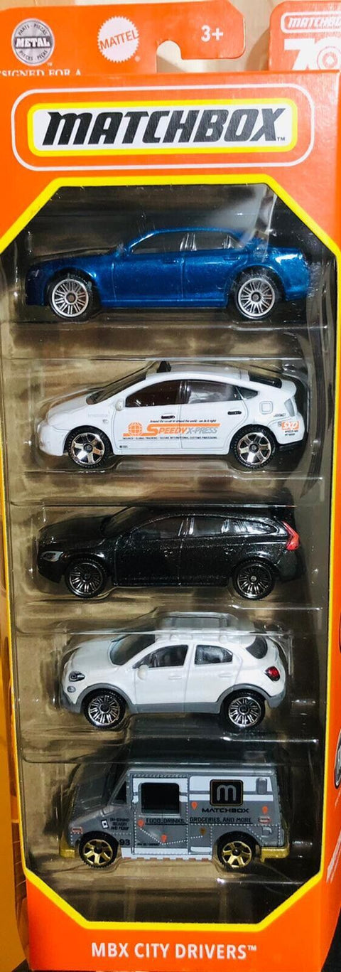 Matchbox MBX City Drivers 5 Car Set