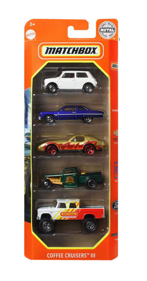 Matchbox Coffee Cruisers III - 5 Car Set