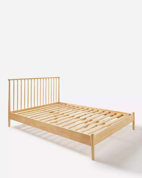 Julipa Erika Wooden Spindle King-size Bed Frame Only