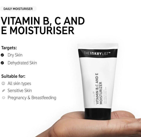 The INKEY List Vitamin B, C and E Moisturiser- 50ml